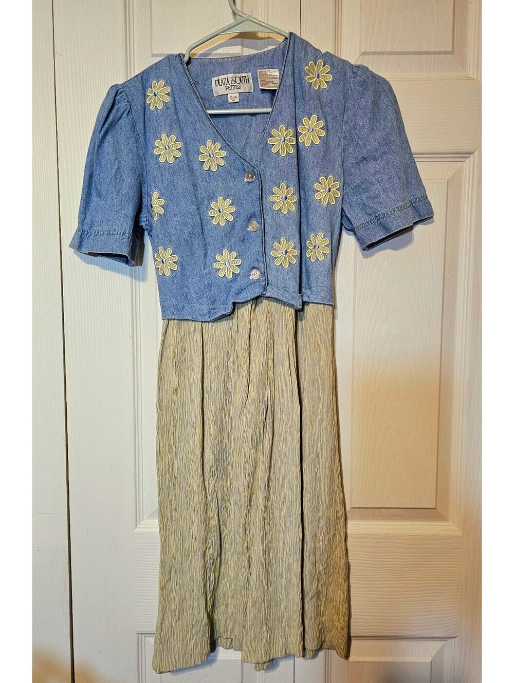 Perfect 90's Vintage Flower Power Daisy Dress